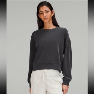 Lululemon softstreme perfectly oversized cropped crew